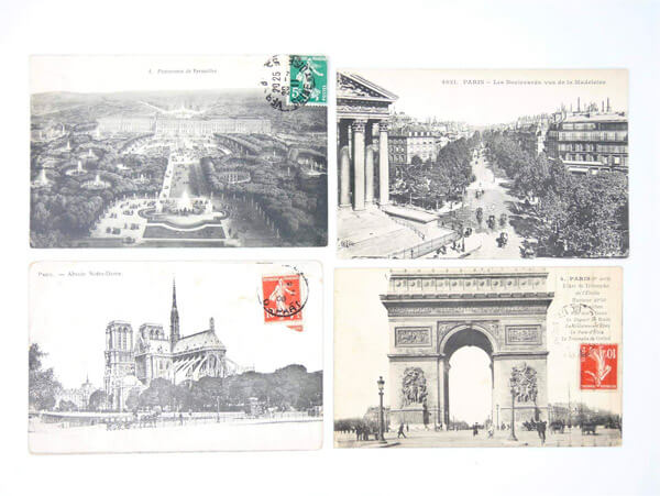 Lot d’environ 98 cartes postale sur Paris